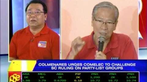 Comelec urged: Fight SC ruling on party-lists