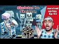 I FOUND SKELETON HORSE AND SPAWNER | Minecraft pe | Survival series Ep 03 | Fakt gaming
