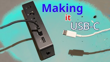 DIY barrel connector to USB-C