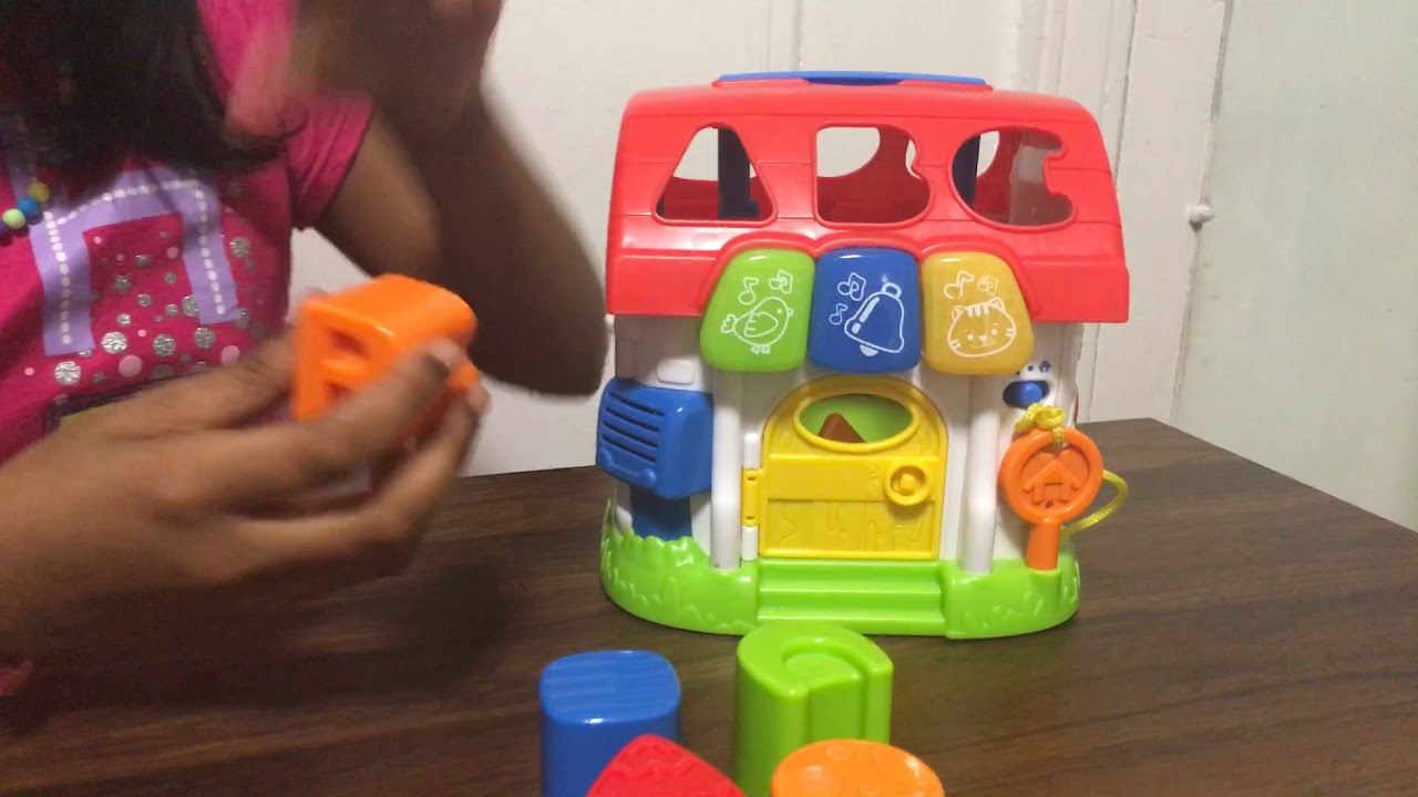 Playing with toy house YouTube