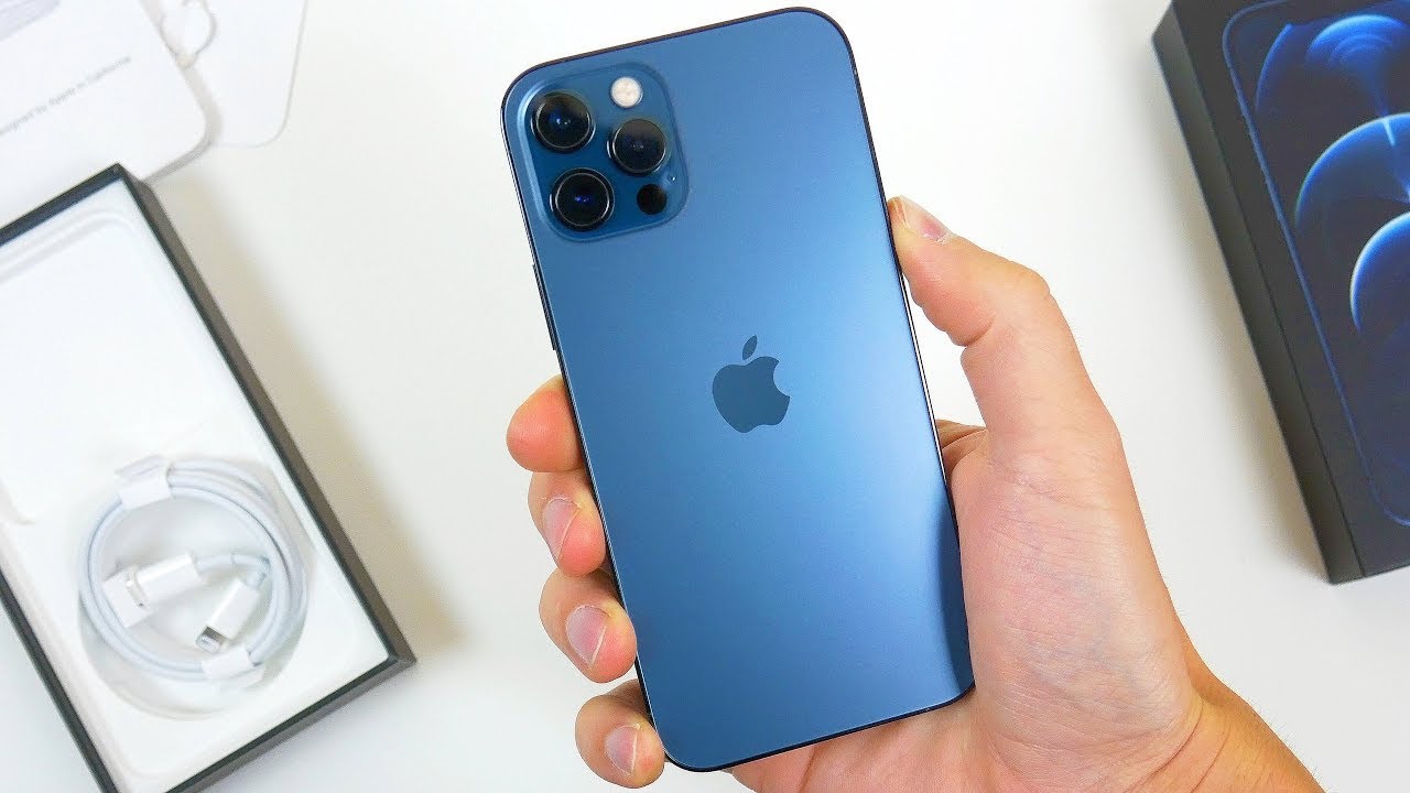 Iphone 12 Pro Unboxing And Accessories Pacific Blue Applaud Events 4k Youtube