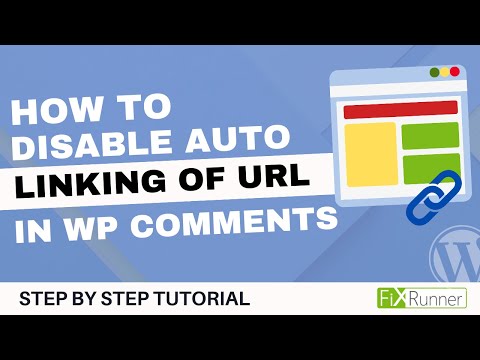 How to disable auto linking of URL in wordpress comments