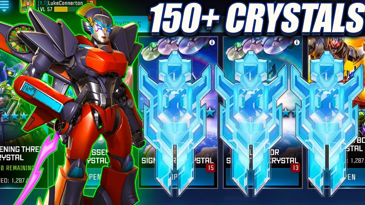 150+ CRYSTAL OPENING - Transformers: Forged To Fight