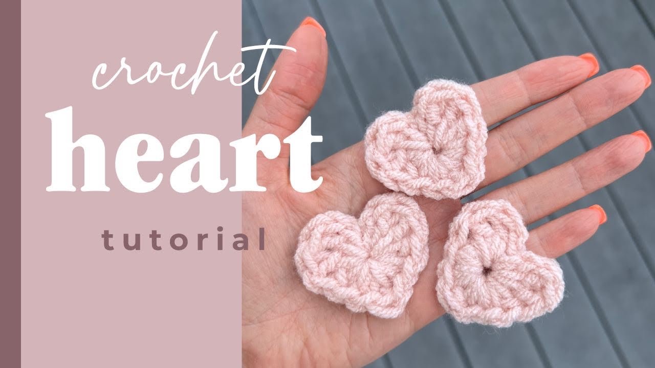 Научиться вязать? Легко! Свяжи сердечко крючком! ❤️