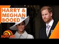 Harry and Meghan BOOED at royal family event | Sunrise