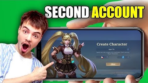 How to Create New/Smurf Account in Mobile Legends