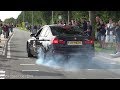 Supercar Accelerations + DONUTS!! - M6 GT3, Aventador Akrapovic, GT2 RS, Carrera GT, M4 DTM etc!