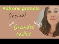 Je vous propose 6 patrons gratuits en grandes tailles