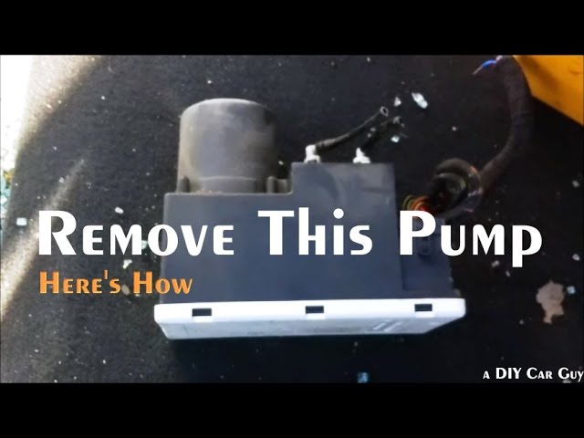 Audi A4 door lock pump location and removal - YouTube