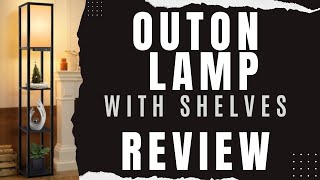 The Best Modern Floor Lamp with Shelves | Outon Dimmable Lamp Review