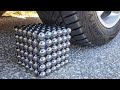 Crushing Crunchy & Soft Things by Car! EXPERIMENT CAR vs METAL MARBLES CUBE