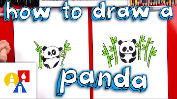 How To Draw A Cartoon Panda