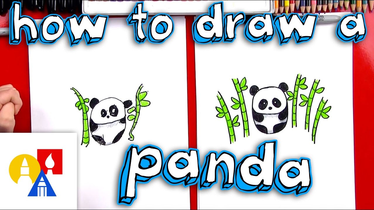 How to Draw Cute Cartoon Panda Bear Easy Step-by-Step Drawing