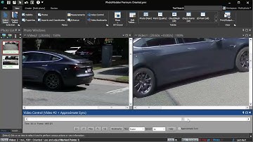 Importing multiple video files for synchronization to use for measurement and speed estimates