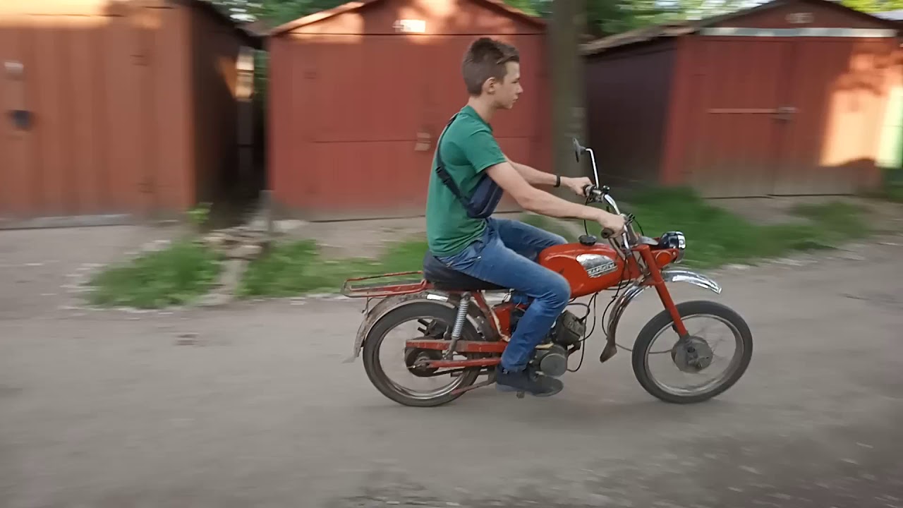 Мій мопед карпати - YouTube