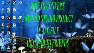 How to convert android studio  project in apk file and send to friends in hindi. screenshot 4