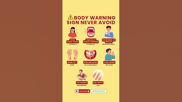 ⚠️ Body Warning Signs You Should Never Ignore