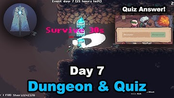 The Beacon Game Day 7 Dungeon & Quiz