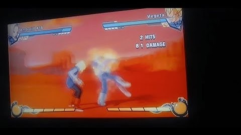 Dragonball Z Burst Limit Super Saiyan Vegeta Kick Combo on Android 18 Ryona Alternate Colors 2 