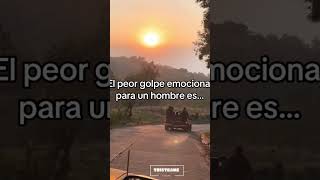 ¿Cuál crees que es el peor golpe emocional que puede recibir un hombre? 💔 #Hombres #SaludMental #sad