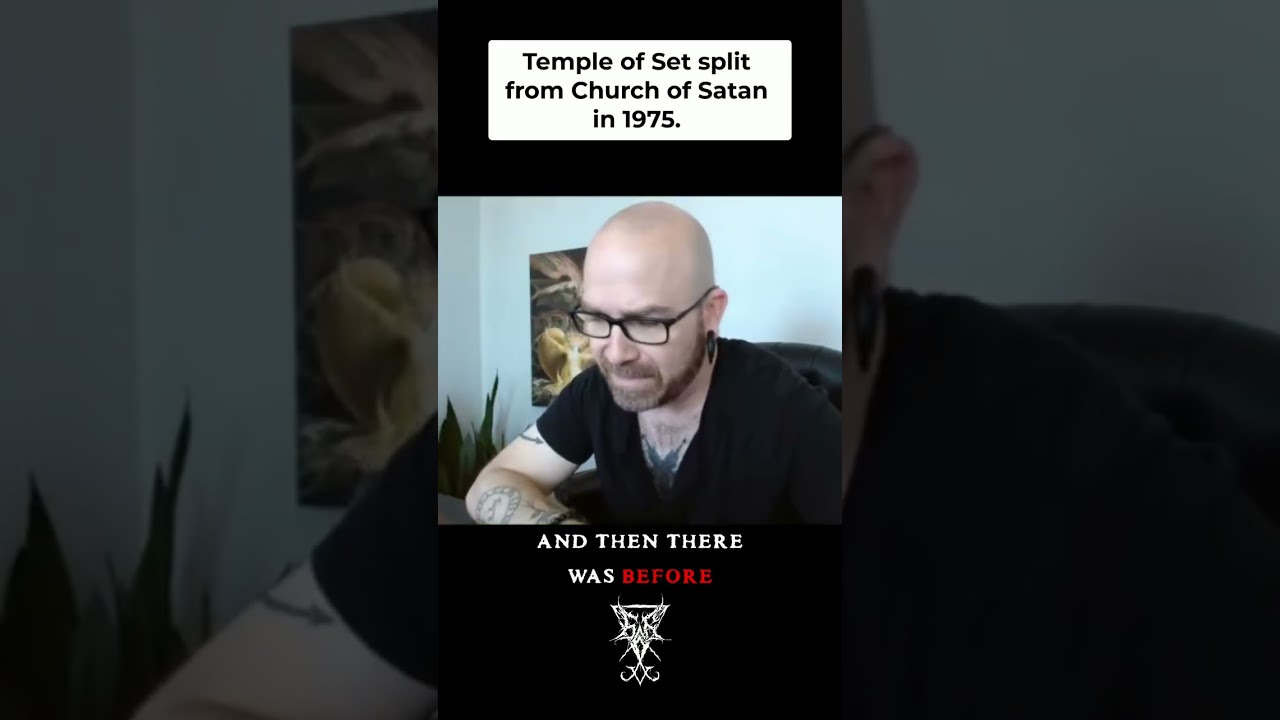 Theistic Satanism: 1975 Schism & Temple of Set Revealed! #shorts