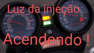 Fazer,lander,Ténéré , crosser  acendendo a luz da injeção eletrônica.