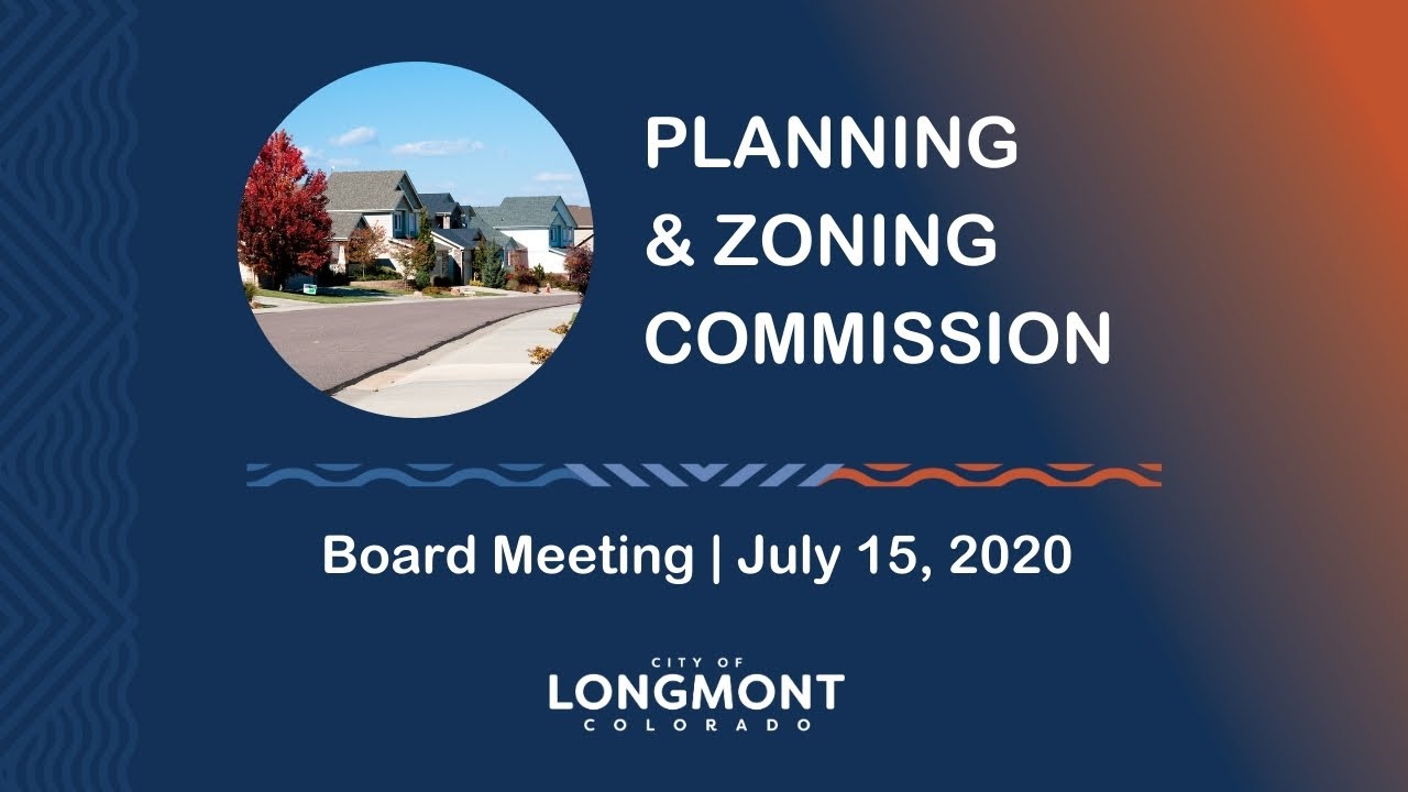 Planning and Zoning Commission Meeting, July 15, 2020