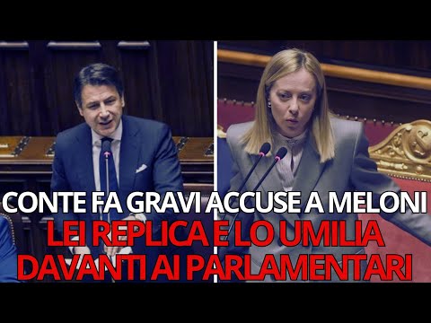 Video Giorgia Meloni Show Ridicolizza Conte che fa una Figuraccia in Parlamento