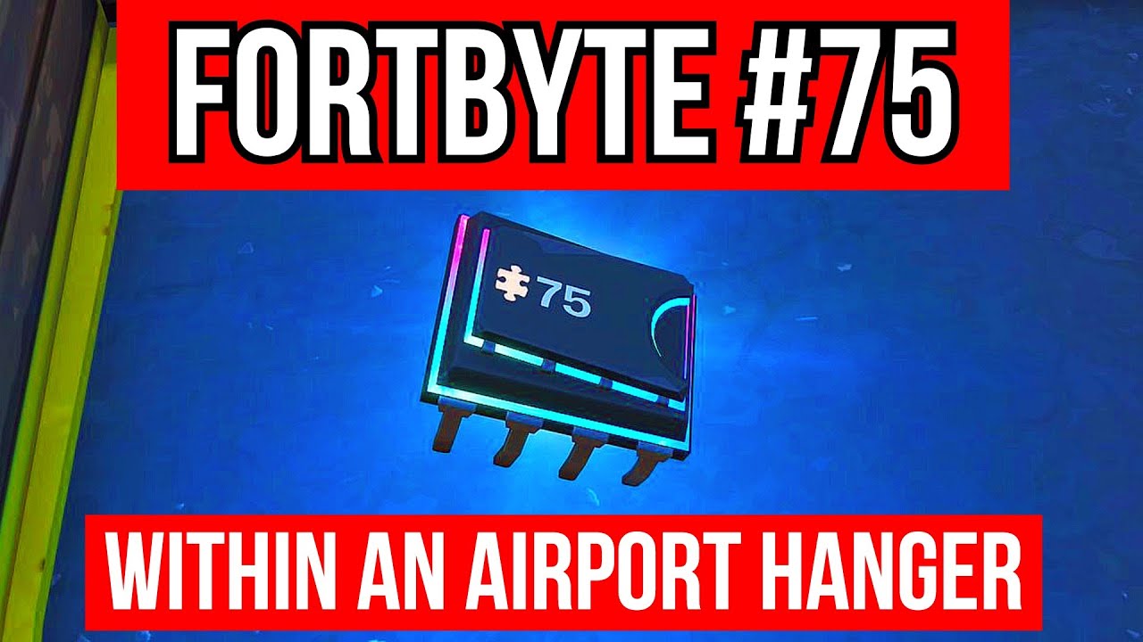 Fortbyte #75 Found Within An Airport Hanger Location Leaked Fortnite Fortbyte