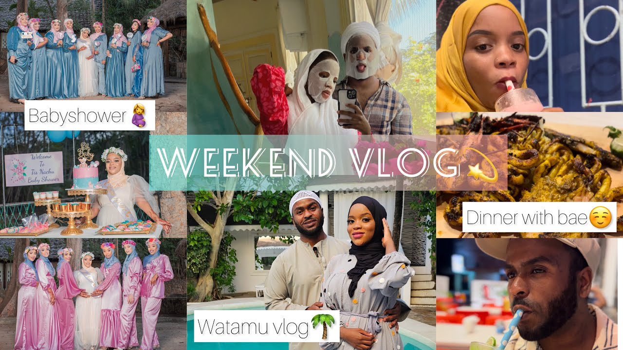 VLOG 2023✨|My babyshower video💃🏼|Dinner with my husband ☺️🤞🏼|Watamu vlog🌴