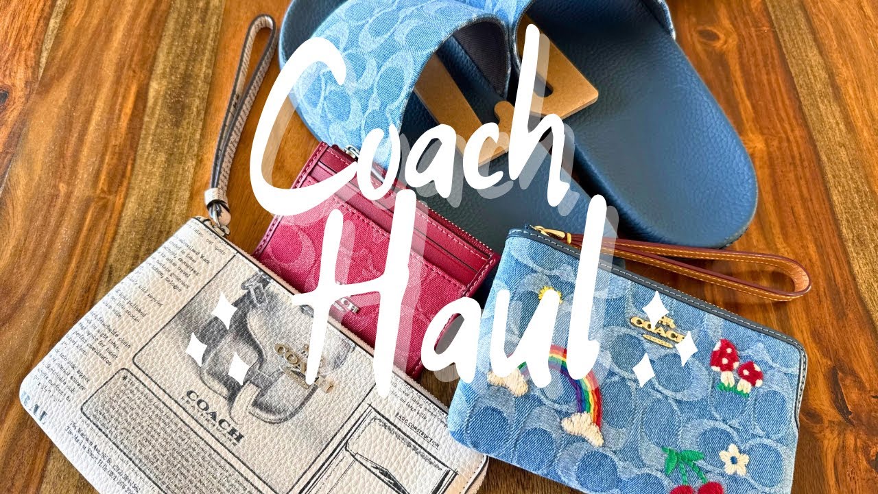 Покупки в Coach 👜 | Коллекция джинсов и газет 👜💙🖤🤍