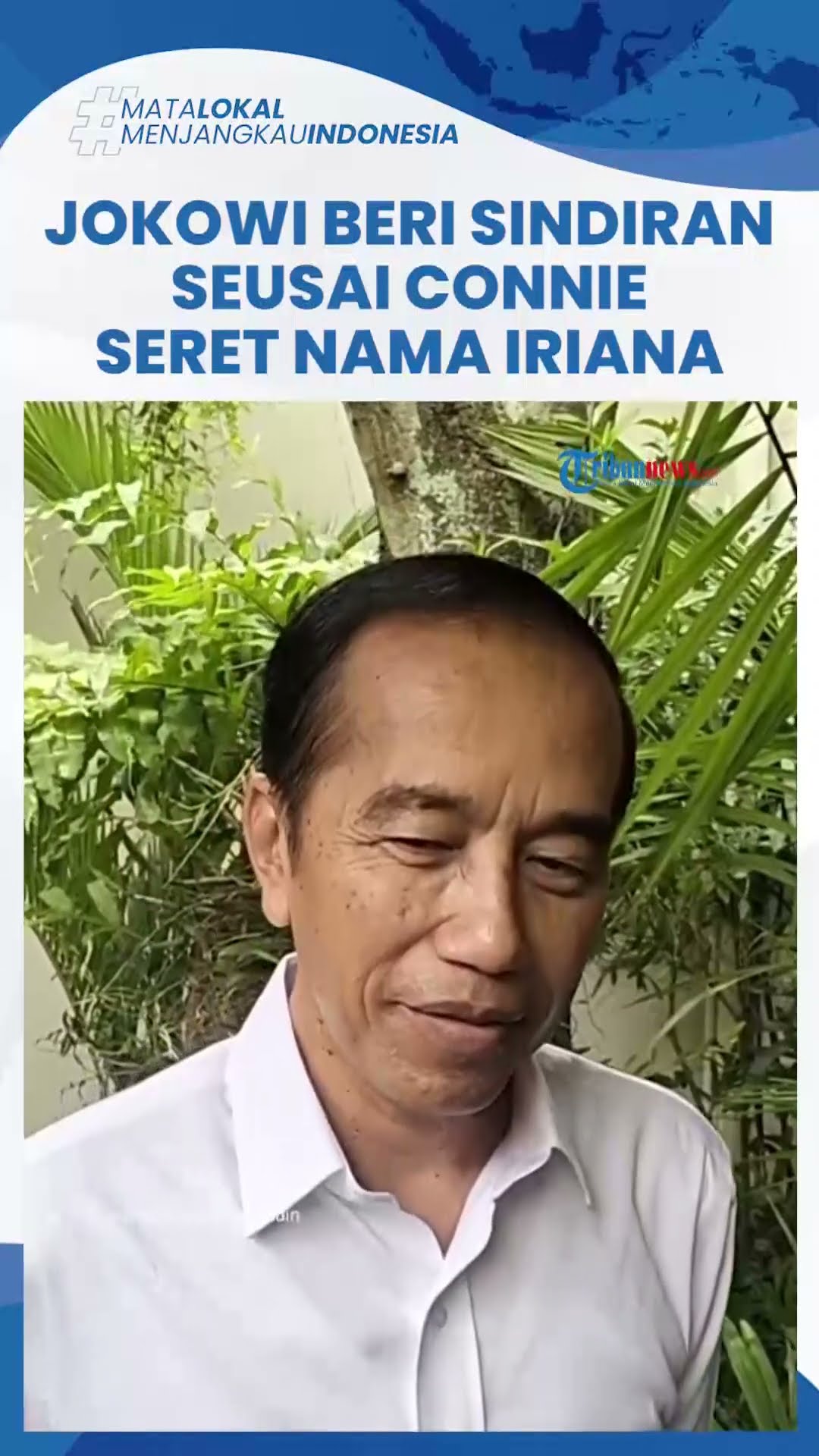 Connie Bakrie Seret Nama Iriana dalam Kasus Hasto, Jokowi Tertawa: Ya Enggak Apa-apa, Biasa Aja
