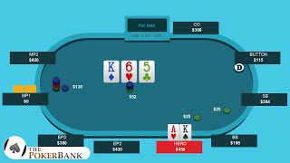 When NOT To Fold Ace King On The Flop | Ask SplitSuit