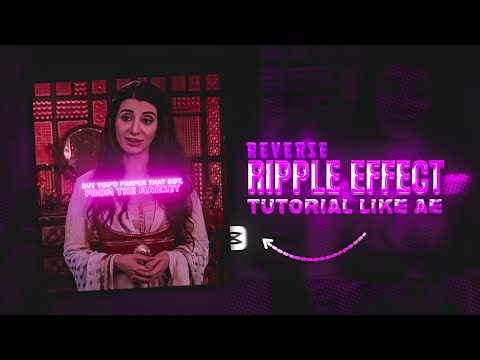 How to create a smooth reverse ripple effect in!! capcut tutorial like ae