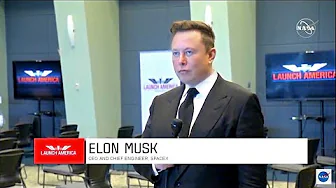 DM 2 Full Interview with Elon Musk and Jim Bridenstine by Derrol Nail from NASA