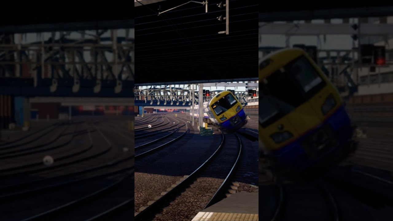 TSW5 Class 378 London Overground Fast Crash Test At London Paddington Station 