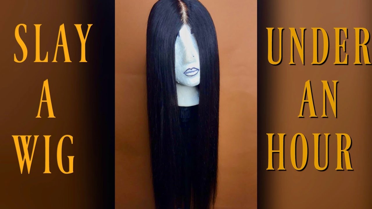 How To Slay A Lace Closure Wig UNDER AN HOUR! | Young Africana