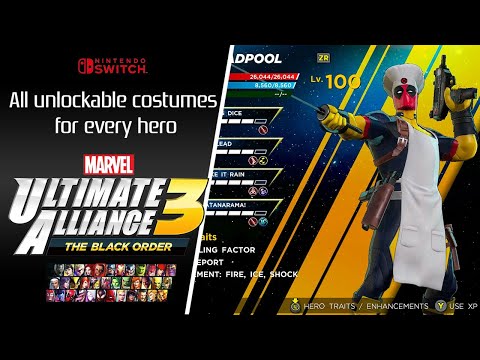 Marvel Ultimate Alliance 3 All Unlockable Characters