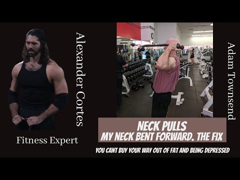 Fitness: I got the bent neck thing 🤳 Learning face pulls from Alexander Cortes PhD