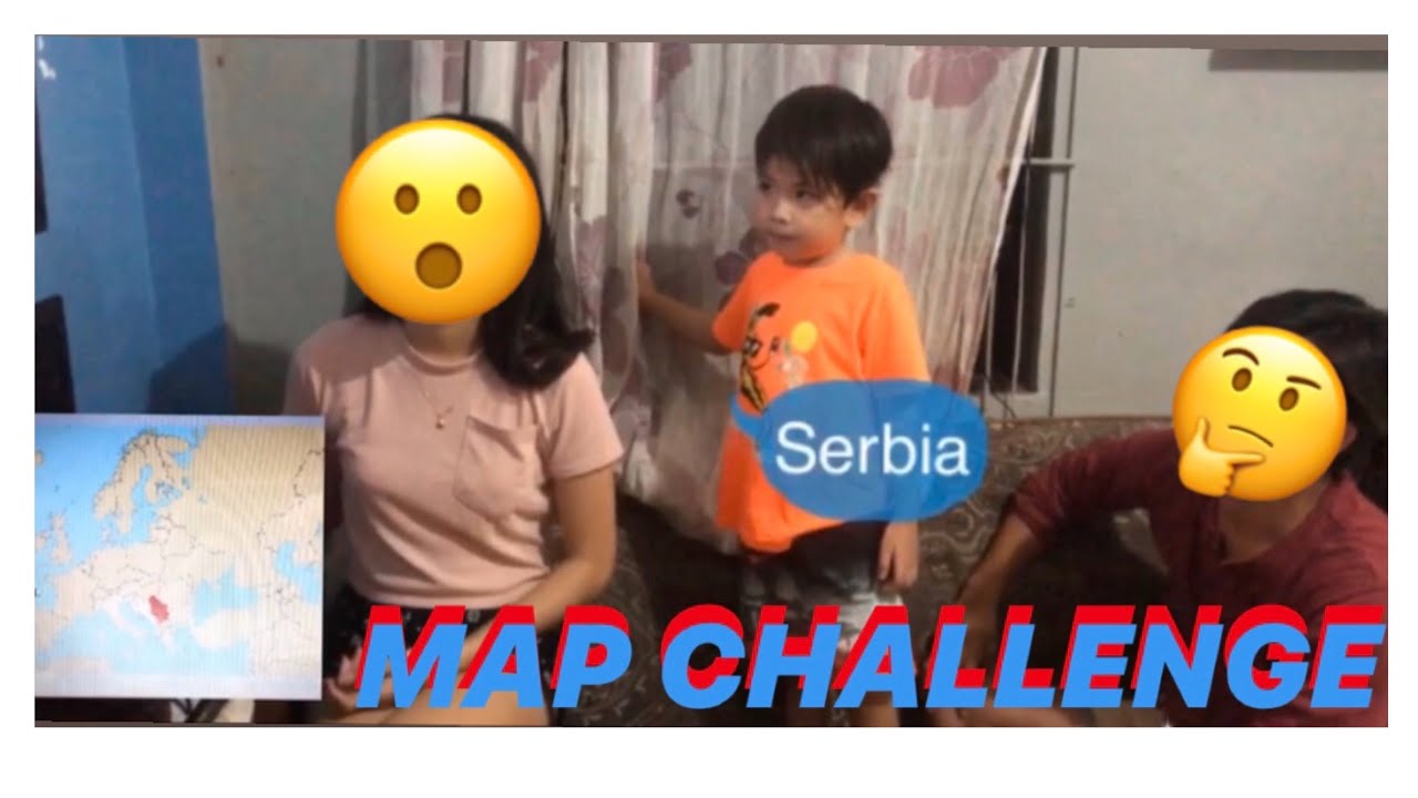 WORLD MAP QUIZ/ MAP CHALLENGE WITH A KID