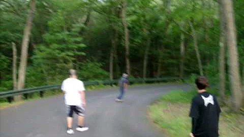 camrin scott nason downhill skateboarding in saugu...