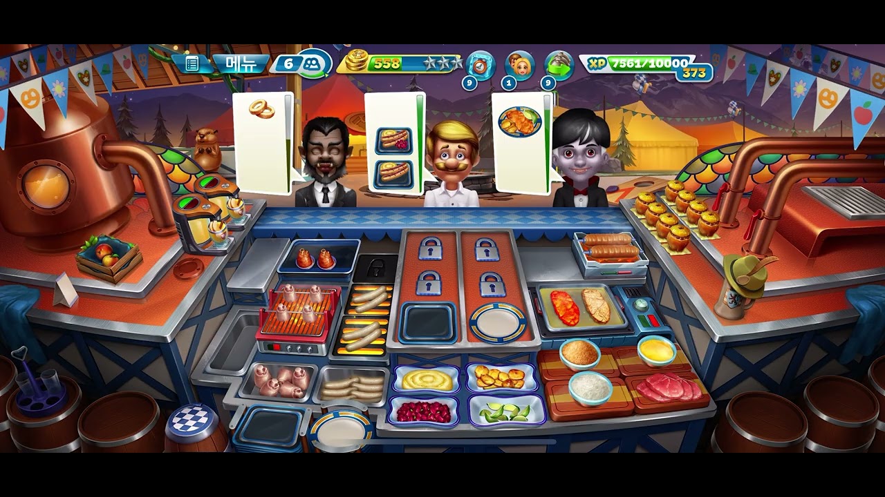 [Cooking Fever] Bavarian Festival 바이에른 축제 Level 27-28 Tutorial - YouTube