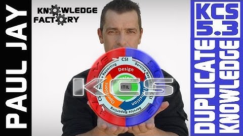 KCS 5.3 Dealing With Duplicate Knowledge Articles: Knowledge Centered Support