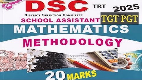 AP DSC 2025 MATHEMATICS METHODOLOGY #SA #TGT #PGT @Allinone-cq9mz