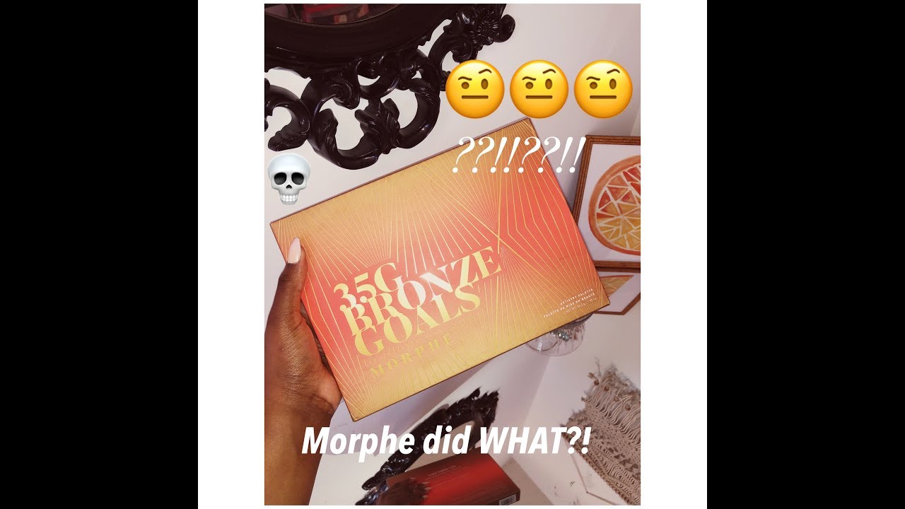 Morphe 35G Bronze Goals Palette Swatches on BROWN SKIN | Plus Honest Review