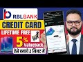 Rbl bank credit card lifetime free | RBL Bank Shoprite Credit Card 🔥| RBL Bank Credit Card apply