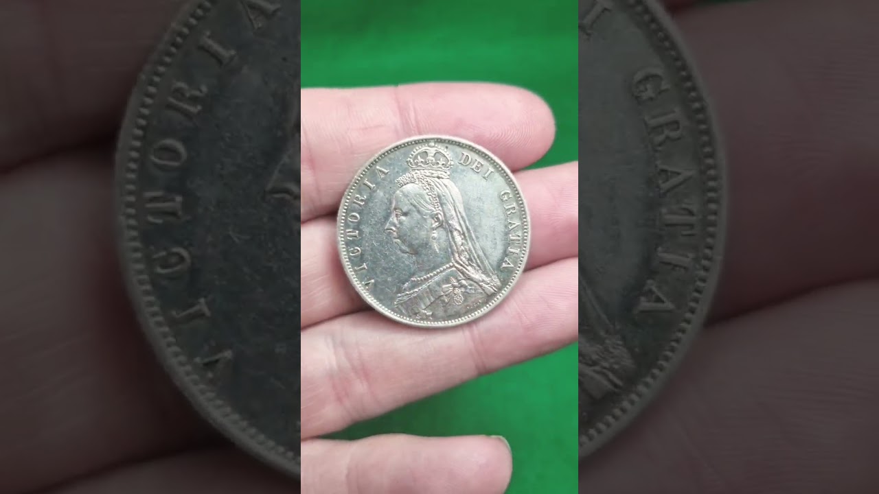 Coin of the day: 1887 Jubilee Half Crown 1,176,200 minted. .925 Sterling Silver