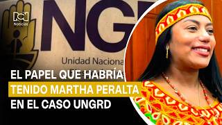 ¿Cuál habría sido el rol de la congresista Martha Peralta en el escándalo UNGRD?