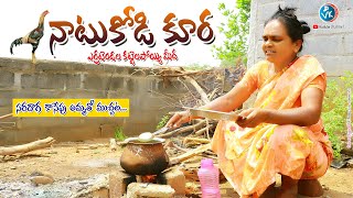 ఎర్రటెండల కట్టెలపొయ్యి మీద నాటుకోడి కూర | shinykalyan film | అమ్మ తో సరదాగా ముచ్చట | village show |