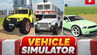 GTA old train and Modified car 4x4 offroading stunt drive Gameplay #games screenshot 1